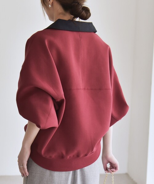 quaranciel トレーナー スウェット quaranciel:「洗濯機可能」ポンチ 