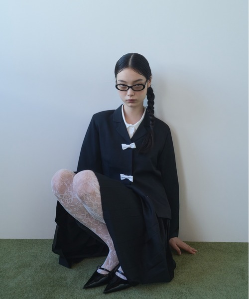 FEKETE（フェケテ） スカート low waist midi pleats skirt / ロー