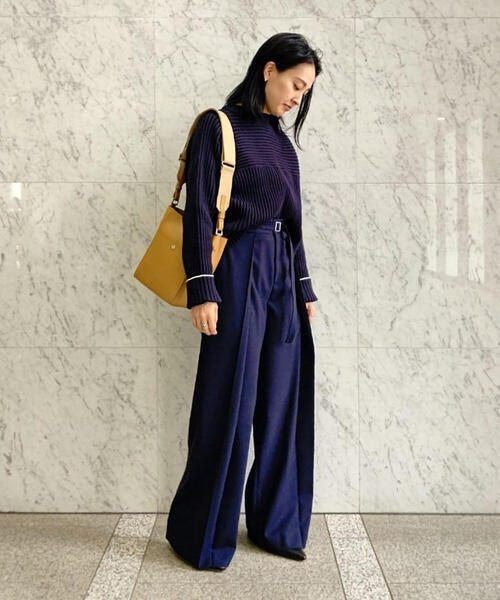 「TOMORROWLAND」 長袖ニット S レッド レディース_画像5