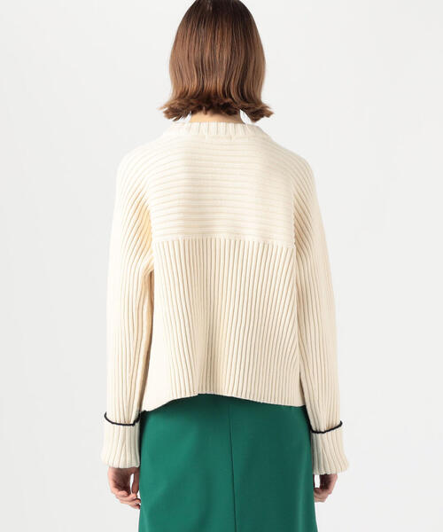 「TOMORROWLAND」 長袖ニット S レッド レディース_画像6