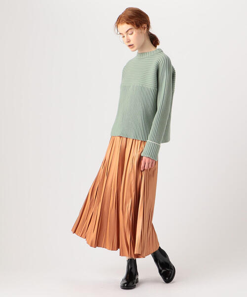 「TOMORROWLAND」 長袖ニット S レッド レディース_画像8