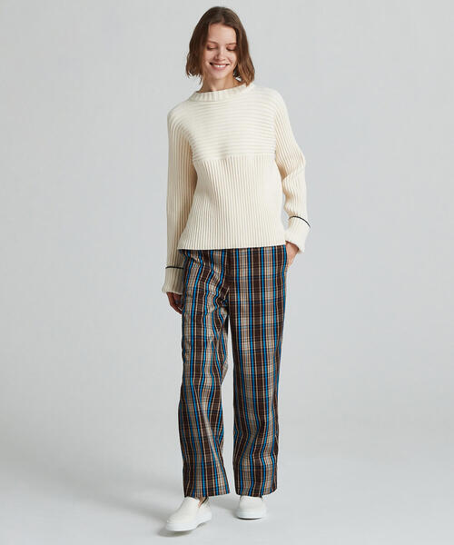 「TOMORROWLAND」 長袖ニット S レッド レディース_画像9