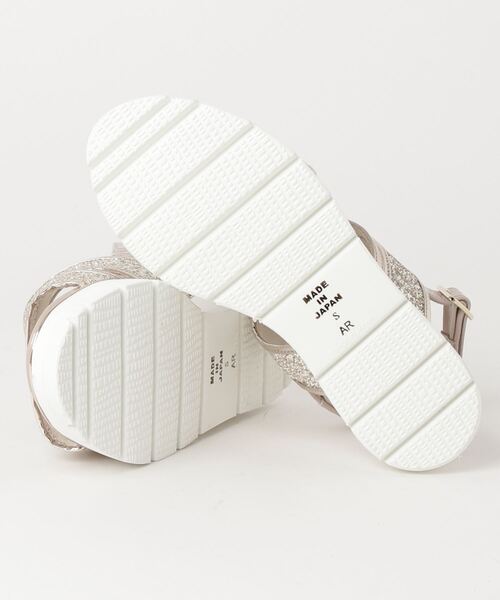 「artemis by DIANA」 フラットサンダル L ゴールド レディース_画像3