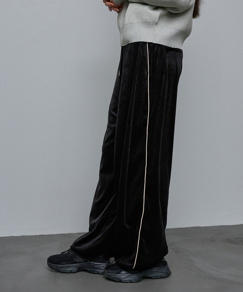 NOMINE（ノミネ） パンツ ベロアトラックパンツ レディース : ZOZOTOWN