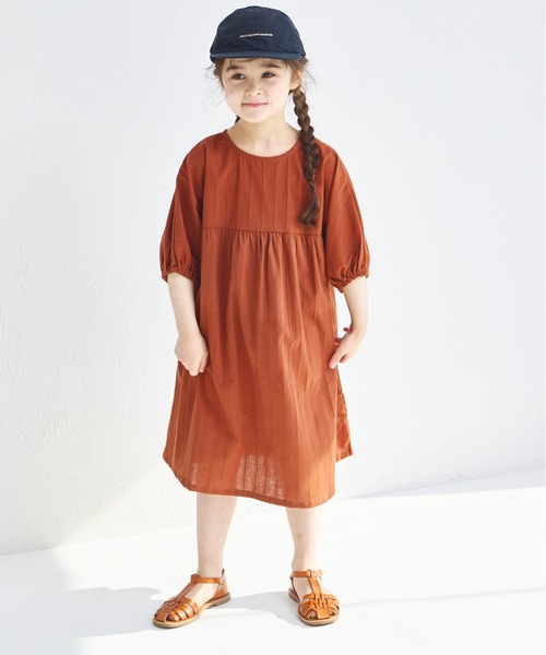 「pairmanon」 「KIDS」半袖ワンピース 90 ブラック キッズ_画像8