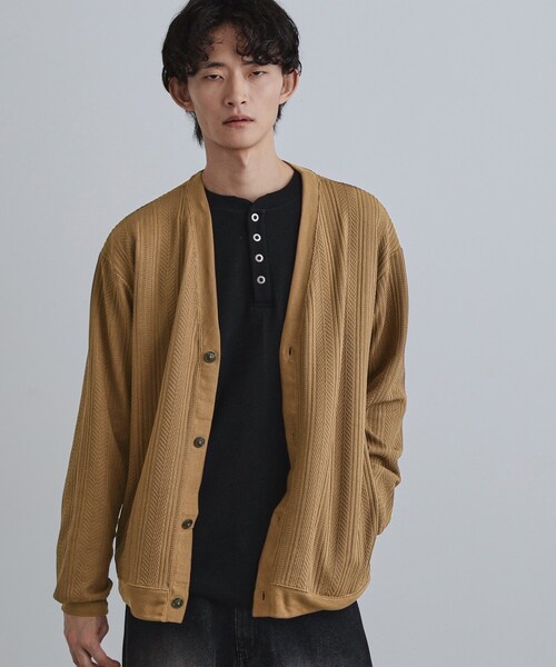カーディガン vintage knit cardigan VINTAGE カーディガン 「ヴィンテージ古着」90's Let's go デザイン