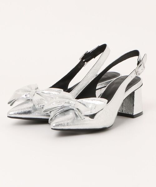 「Heather」 ヒールサンダル L シルバー系その他2 レディース_画像2