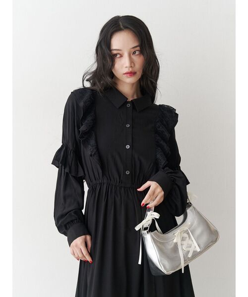 jouetie（ジュエティ） ワンピース ラッフルフリルロングワンピース