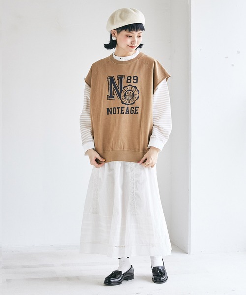 「CUBE SUGAR」 半袖カットソー M チャコールグレー レディース_画像5