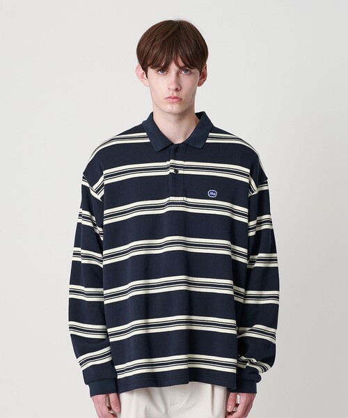 NICE WEATHER tシャツ 「NICE WEATHER」ボーダー ロングスリーブ