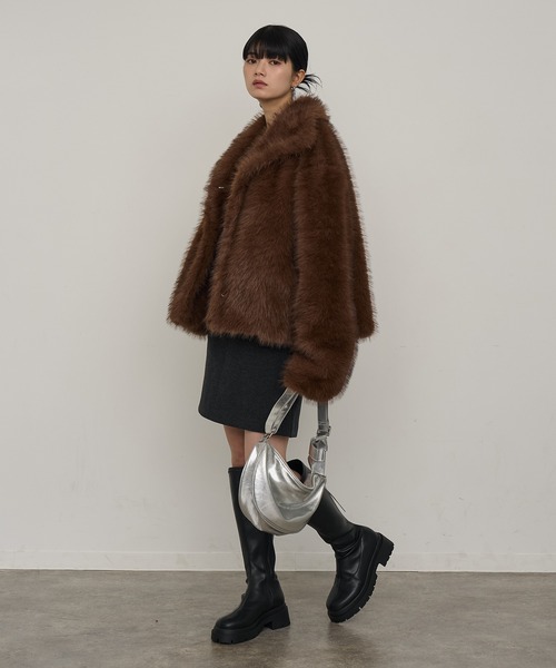 NOGLE ブルゾン アウター 「NOGLE/ノグル」スタンドミックスファー