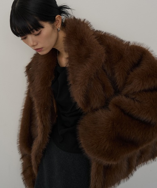 NOGLE ブルゾン アウター 「NOGLE/ノグル」スタンドミックスファー