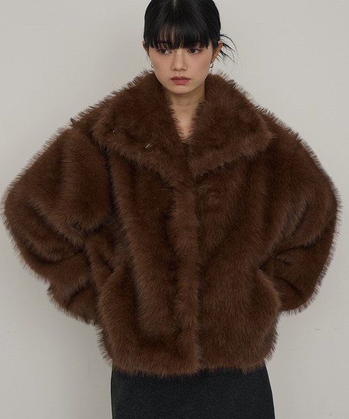 NOGLE ブルゾン アウター 「NOGLE/ノグル」スタンドミックスファー