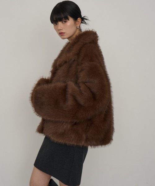 NOGLE ブルゾン アウター 「NOGLE/ノグル」スタンドミックスファー