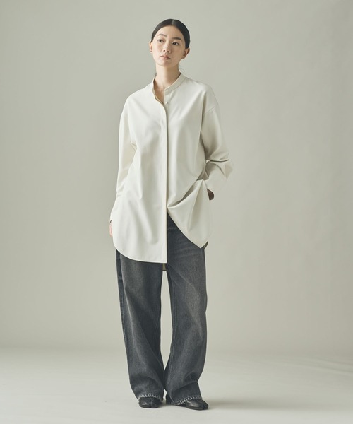 Curensology（カレンソロジー） ブラウス シャツ /ウールライク