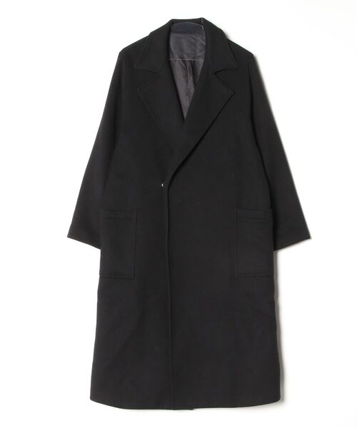 Lui's ルイス チェスターコート Lui's（ルイス） チェスターコート SMALL ブラック メンズ : ZOZOTOWN