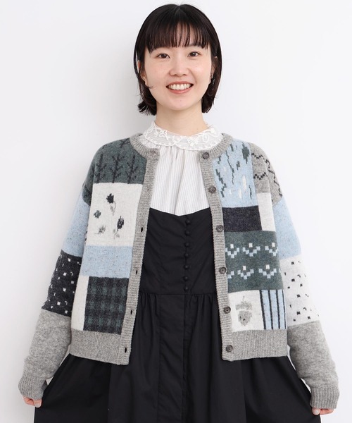 l'atelier du savon（アトリエドゥサボン） カーディガン カラフル