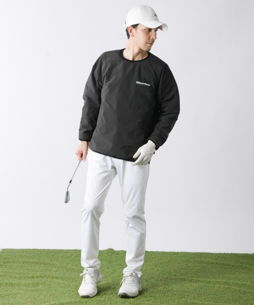 STELLA77GOLF トレーナー スウェット 中綿シームレスダウントレーナー