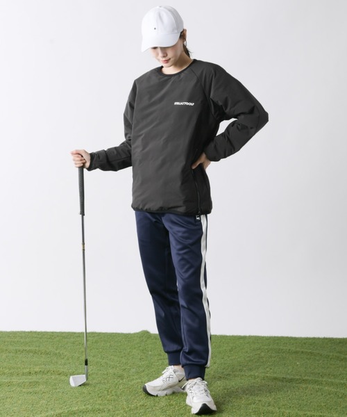 STELLA77GOLF トレーナー スウェット 中綿シームレスダウントレーナー