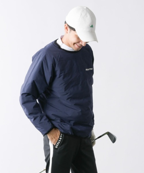 STELLA77GOLF トレーナー スウェット 中綿シームレスダウントレーナー