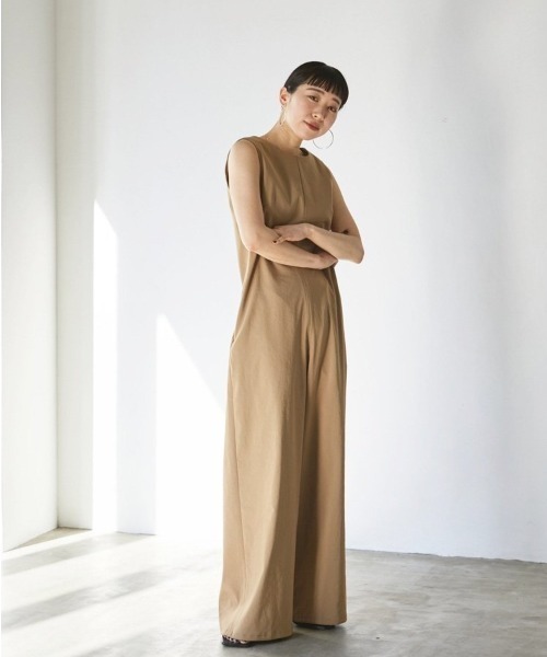 トゥデイフル　ベージュ オールインワン TODAYFUL 「TODAYFUL」 オールインワン 36inch ベージュ レディース