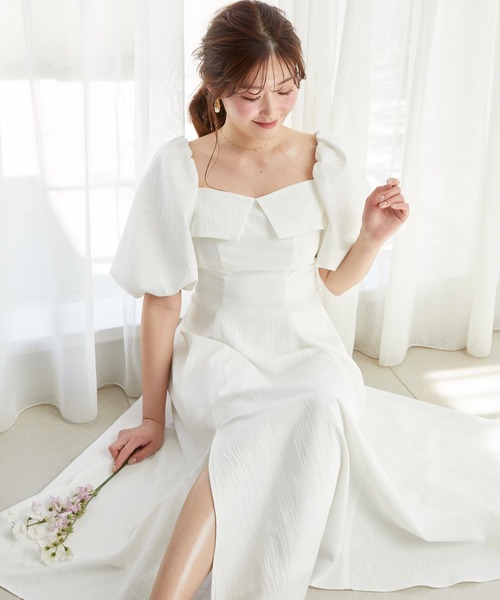 Her lip to 半袖ワンピース M ホワイト レディース : ZOZOTOWN Yahoo