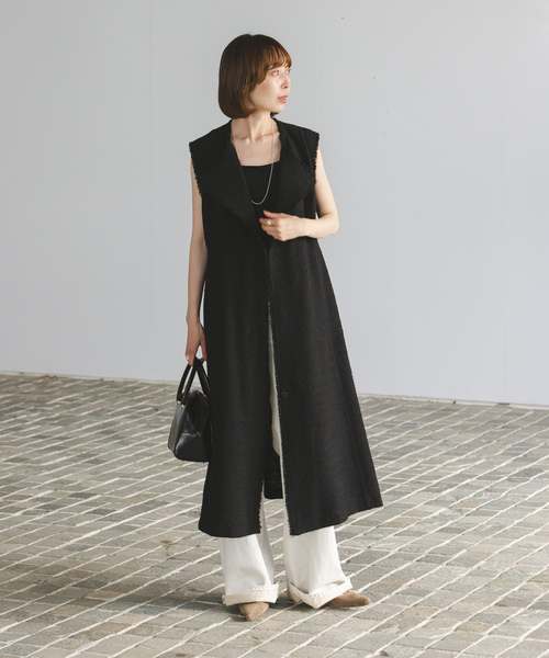 NOBLE（ノーブル） コート「l'aube blancコラボ」 FREE ブラック