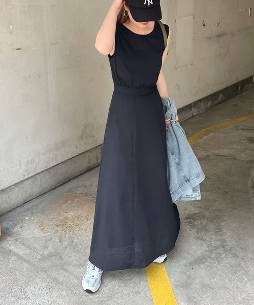 「Futier land」 サロペットスカート LARGE オートミール レディース_画像2