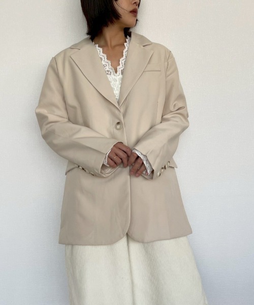 jumelle　ジュメロ　テーラードジャケット　アイボリー AMAIL（アマイル） ジャケット テーラードジャケット Classic Jacket