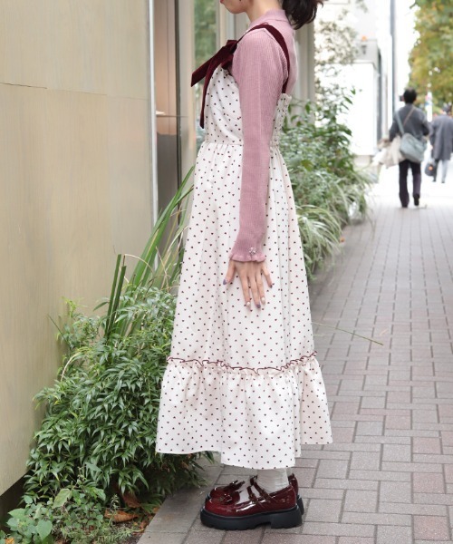 axes femme（アクシーズ ファム） ジャンパースカート ハート