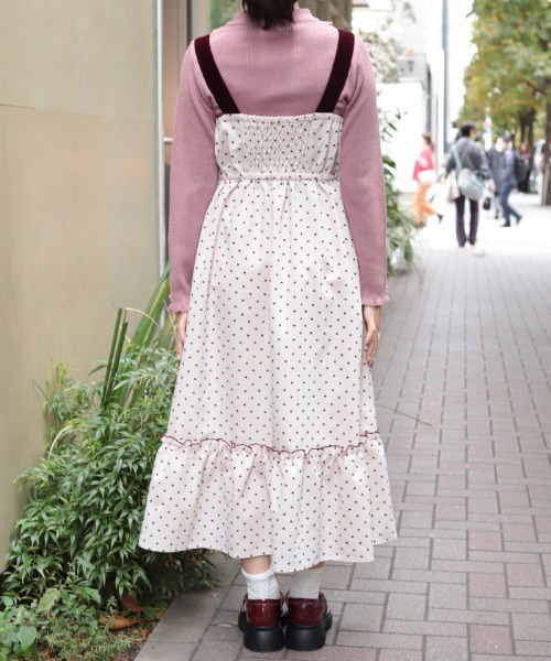 axes femme（アクシーズ ファム） ジャンパースカート ハート