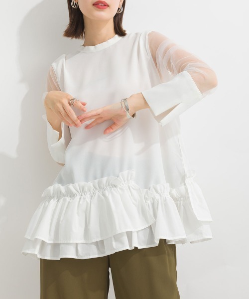 「terrace」 セットアップ MEDIUM カーキ レディース_画像3