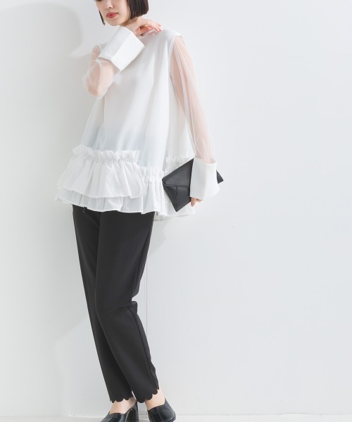 「terrace」 セットアップ MEDIUM カーキ レディース_画像6