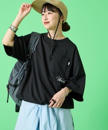 [NANGA/ナンガ] 別注 ルーズフィット ドローコードポケットTシャツ　M NANGA（ナンガ） tシャツ 半袖 別注 ルーズフィット ドローコード