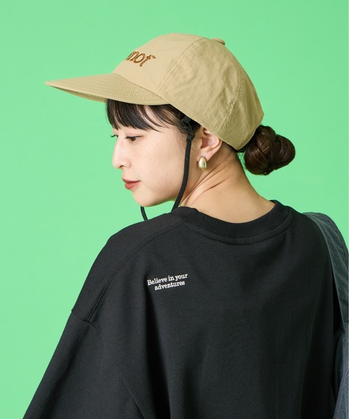tシャツ 「NANGA/ナンガ」 別注 ルーズフィット ドローコードポケットTシャツ レディース メンズの画像