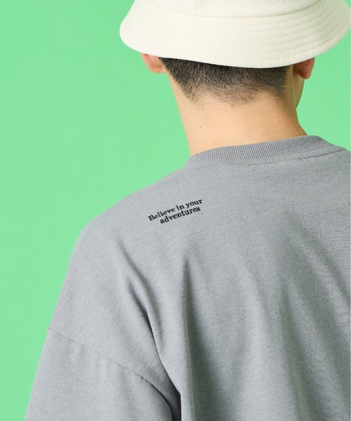 tシャツ 「NANGA/ナンガ」 別注 ルーズフィット ドローコードポケットTシャツ レディース メンズの画像