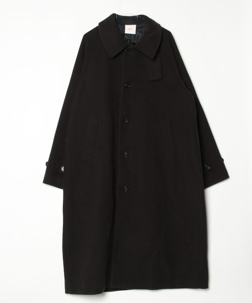 ENDER PRODUCTS ステンカラーコート L ブラック メンズ : ZOZOTOWN