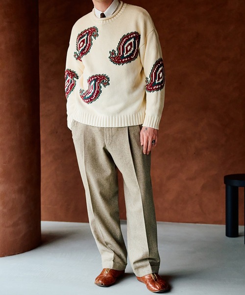 WIND AND SEA（ウィンダンシー） ニット セーター Paisely SEA Knit