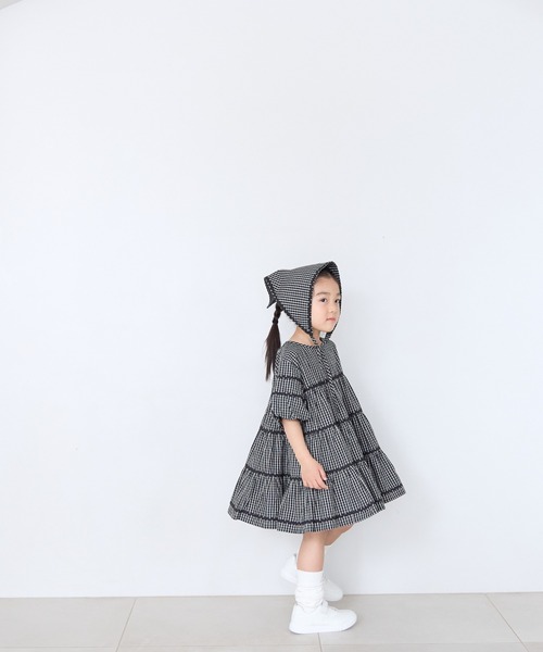 LOWRYS FARM（ローリーズファーム） ワンピース チェックバルーン