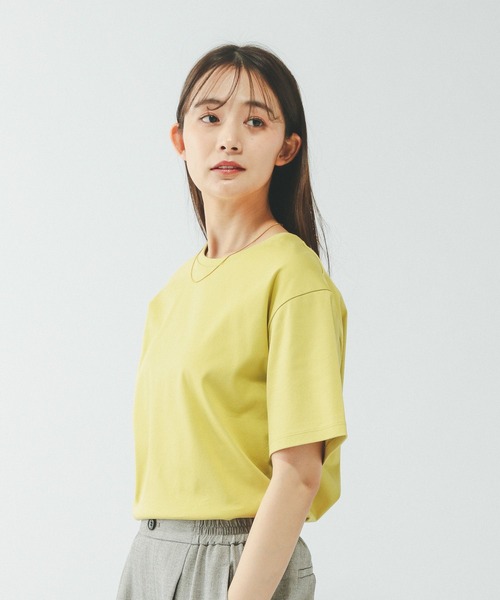 GLOBAL WORK（グローバルワーク） tシャツ 半袖 リッチクリーン透け