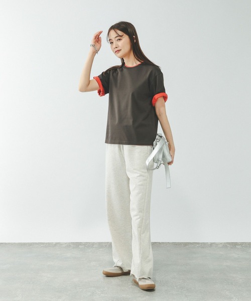 GLOBAL WORK（グローバルワーク） tシャツ 半袖 リッチクリーン透け