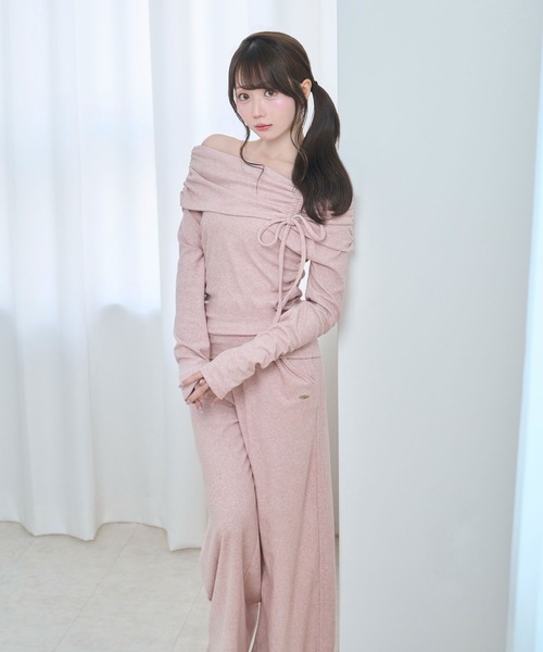Rose Muse（ロゼミューズ） セットアップ Off shoulder loose set up