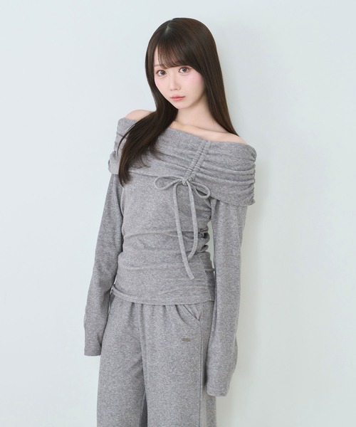 Rose Muse（ロゼミューズ） セットアップ Off shoulder loose set up