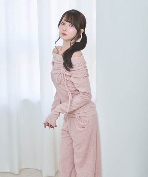 Rose Muse（ロゼミューズ） セットアップ Off shoulder loose set up