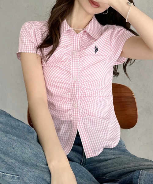U.S. POLO ASSN.（ユーエスポロアッスン） ブラウス シャツ 「Ada.別注 