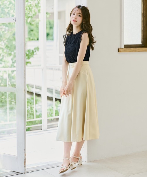MISCH MASCH（ミッシュマッシュ） ロング スカート 2026春夏新作 配色
