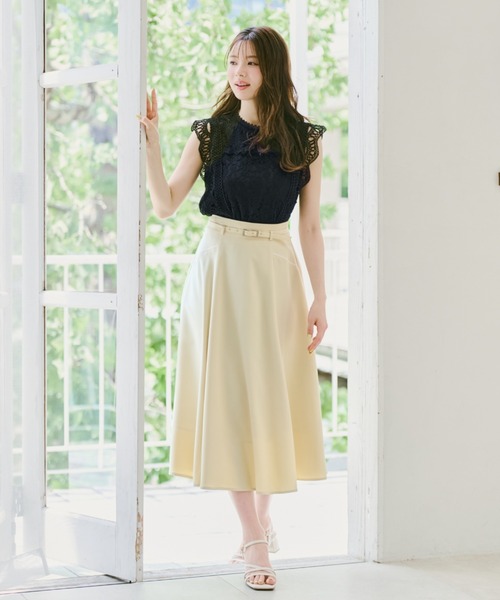 MISCH MASCH（ミッシュマッシュ） ロング スカート 2026春夏新作 配色