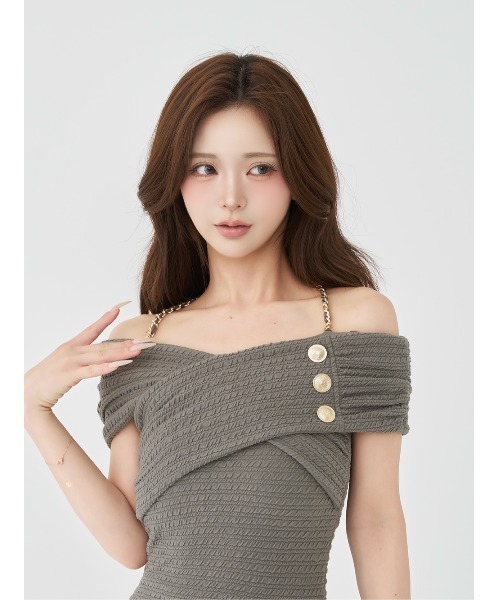 Darich（ダーリッチ） セットアップ チェーンオフショルウェーブ