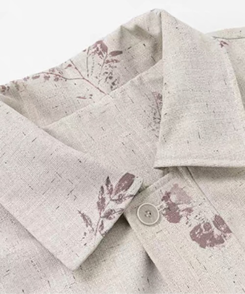 ブルゾン アウター Botanical Print Cropped Jacket メンズ | U：UME | 03
