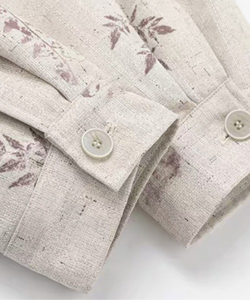 ブルゾン アウター Botanical Print Cropped Jacket メンズ | U：UME | 05